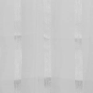 Vouwgordijn met haken polyester - wit - 45 x 140 cm