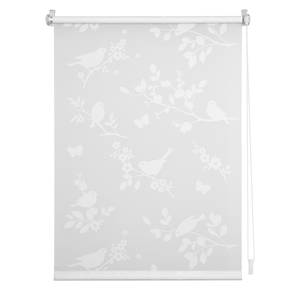 Store enrouleur Oiseau Polyester - Blanc - 70 x 150 cm