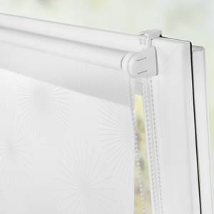 Store enrouleur Soleil Polyester - Blanc - 100 x 150 cm
