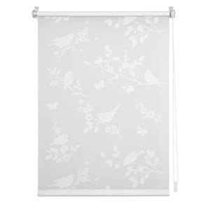 Store enrouleur Oiseau Polyester - Blanc - 90 x 220 cm