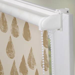 Klemfix rolgordijn Golden Drops polyester - goudkleurig - 60 x 150 cm