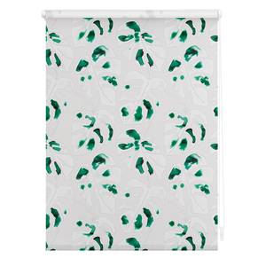 Store enrouleur Monstera Polyester - Vert - 70 x 150 cm