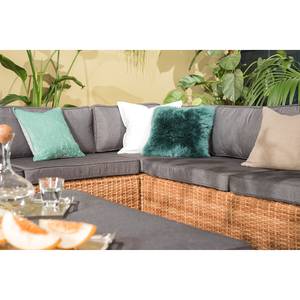 Loungebank Chavara I polypropeen/polyester - bruin/antracietkleurig