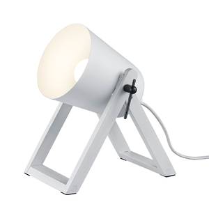 Lampe Marc Acier - 1 ampoule - Blanc