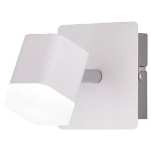 Plafondlamp Roubaix staal - 1 lichtbron - Wit