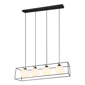 Hanglamp Gabbia opaalglas/staal - Aantal lichtbronnen: 4