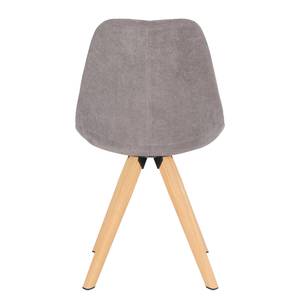 Chaises capitonnées Taskan II (lot de 2) gris