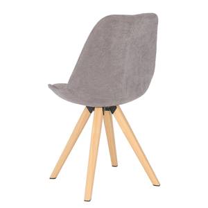 Chaises capitonnées Taskan II (lot de 2) gris