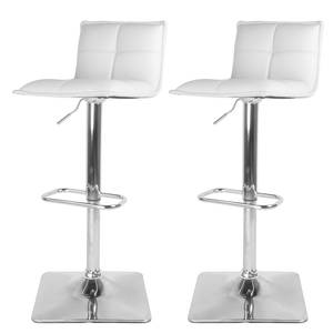 Chaises de bar Orbis (lot de 2) Blanc