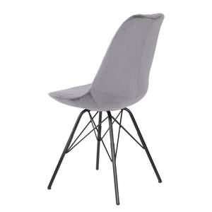 Chaises capitonnées Flekke I (lot de 2) Gris