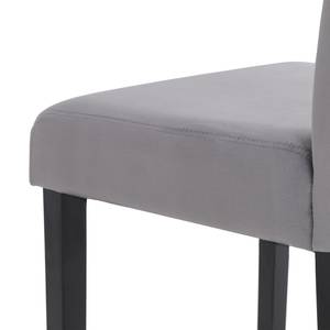 Chaises capitonnées Talma I (lot de 2) Gris