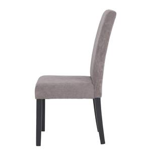 Chaises capitonnées Talma II (lot de 2) Gris