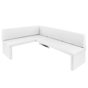 Banc d’angle Oscata Blanc - Alignement à droite