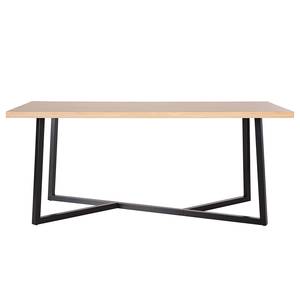 Eettafel Arcus Eikenhouten look/zwart