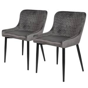 Chaises Dorio (lot de 2) Gris