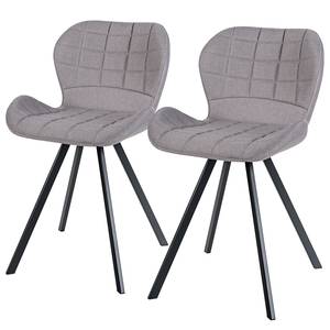 Chaises Elina (lot de 2) Taupe