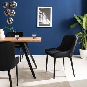 Chaises Dorio (lot de 2) Noir