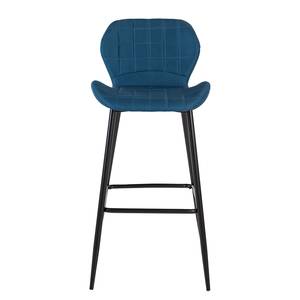 Chaises de bar Fia (lot de 2) Bleu brillant