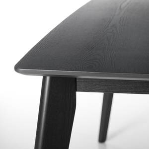 Table Freda Partiellement en frêne massif - Frêne / Noir