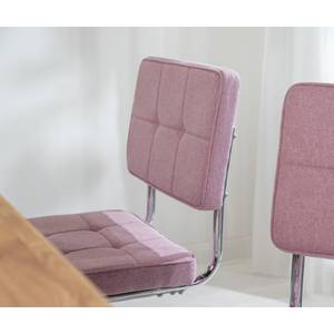 Chaises cantilever Feliz (lot de 2) Rose