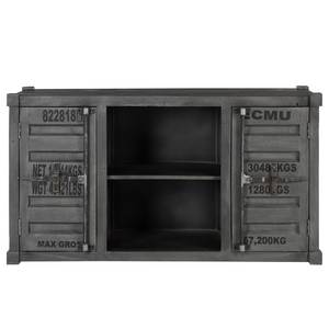 Tv-meubel Container I massief acaciahout - acaciahout grijs