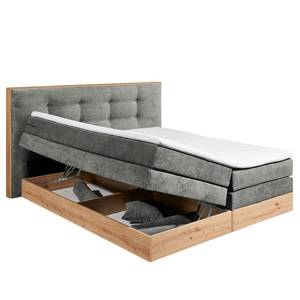 Boxspring Naumburg Donkergrijs