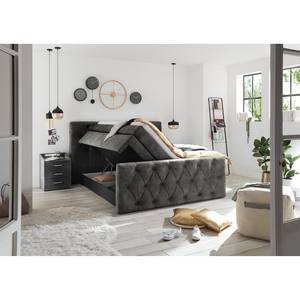 Boxspringbett Kenton Grau - 160 x 200cm