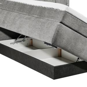 Boxspringbett Liverpool Grau - 180 x 200cm