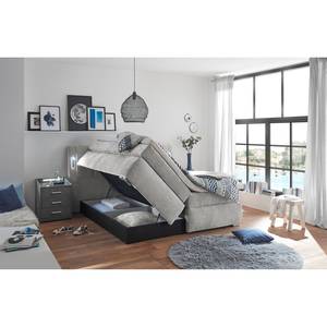 Boxspringbett Liverpool Hellgrau - 180 x 200cm