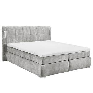 Boxspringbett Liverpool Hellgrau - 180 x 200cm