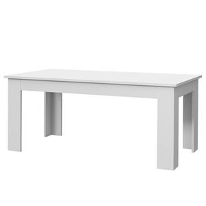 Table Timber Blanc / Imitation béton - Largeur : 180 cm
