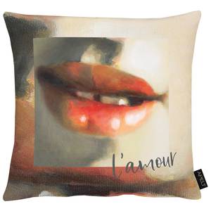 Coussin Kiss Multicolore - Textile - 45 x 45 cm