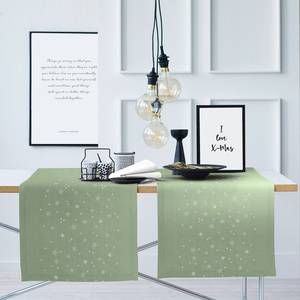 Chemin de table 9600 Polyester / Viscose - Vert