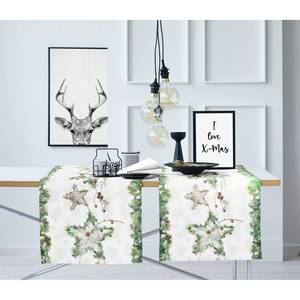 Chemin de table 9531 Coton - Blanc