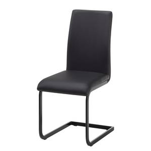 Chaise Cantilever Bjora Noir - Lot de 4