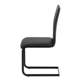 Chaise Cantilever Bjora Noir - Lot de 4