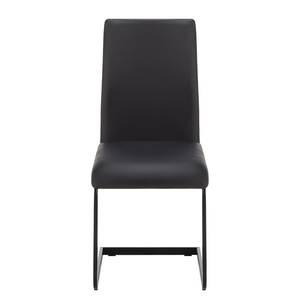 Chaise Cantilever Bjora Noir - Lot de 4