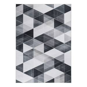 Kurzflorteppich Prima Polyester - Anthrazit / Grau - 120 x 170 cm