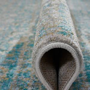 Laagpolig vloerkleed Sorrento polypropeen/polyester - grijs - 133 x 190 cm