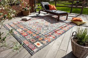 In- & outdoorvloerkleed Colore I polypropeen - Grijs - 120 x 170 cm