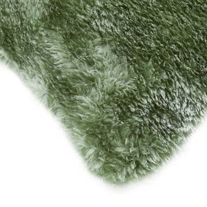 Coussin en fourrure synthétique Lambskin Polyester - Vert