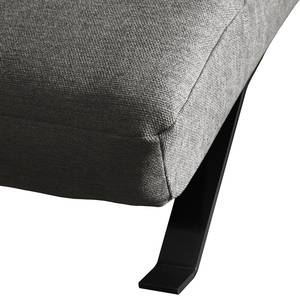 Chaise relax Kasson Tissu - Tissu Urda: Gris - Noir