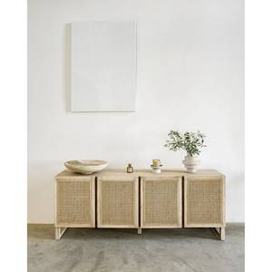 Sideboard Risley Mindi massiv / Rattan