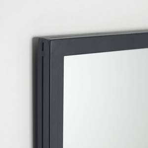 Specchio Binas Metallo - Nero opaco