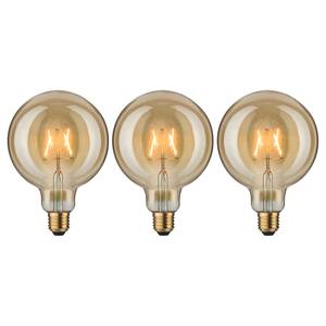 Ampoules LED Denton (lot de 3) Verre transparent / Métal - 3 ampoules