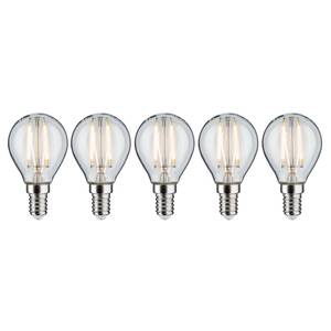 LED-lamp Like (set van 5) transparant glas/metaal - 5 lichtbronnen