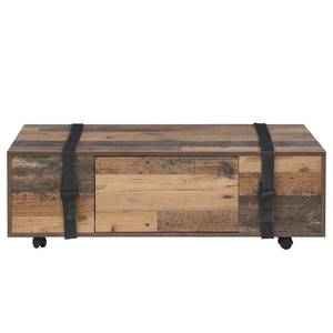 Salontafel Weta oudhouten look/zwart