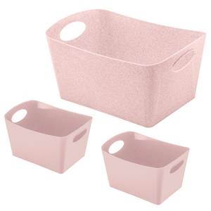 Boîtes de rangement Boxxx (3 éléments) Matière plastique - Rose