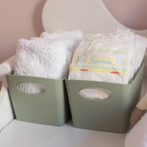 Boîtes de rangement Boxxx (3 éléments) Matière plastique - Vert pâle