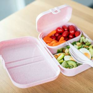 Lunchboxset KLIKK (3-delig) kunststof - Roze